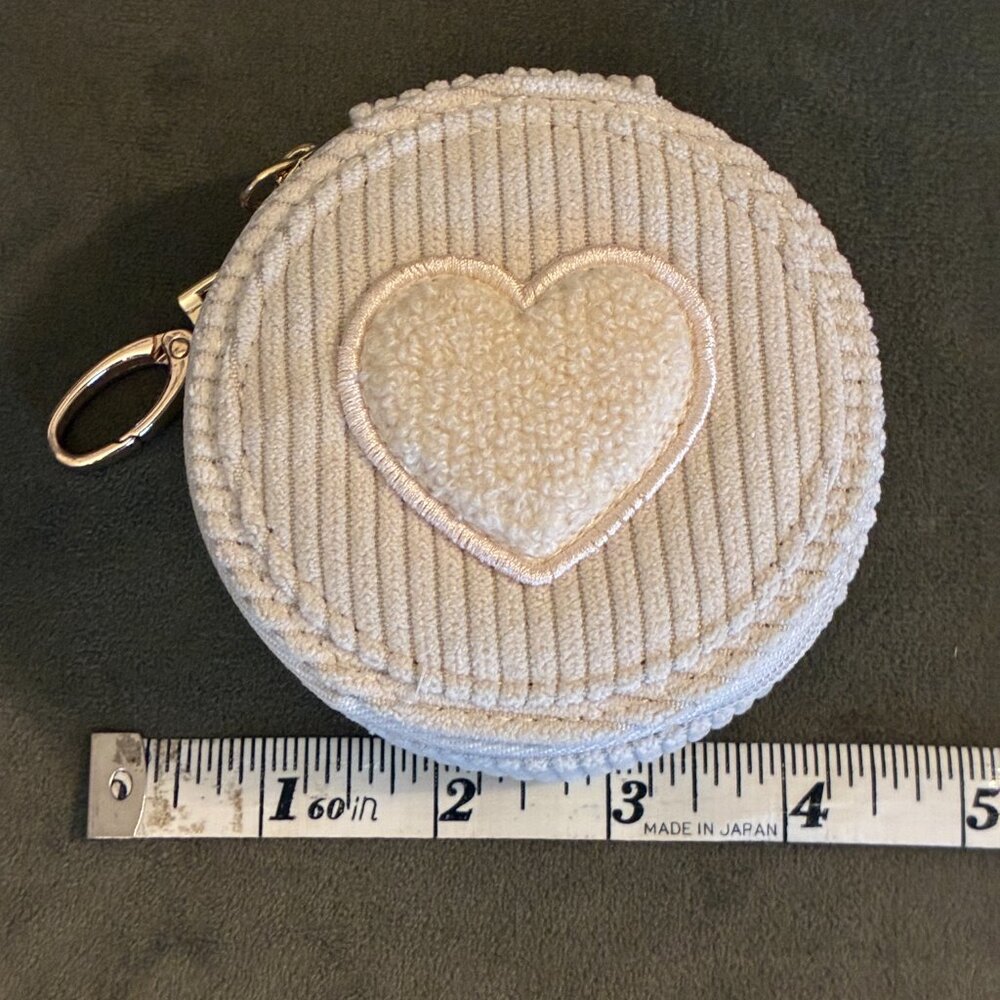 NWOT Altar'd State Corduroy Embellish Heart Pill Box - Picture 9 of 9
